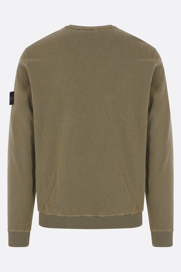 jersey sweatshirt with logo badge