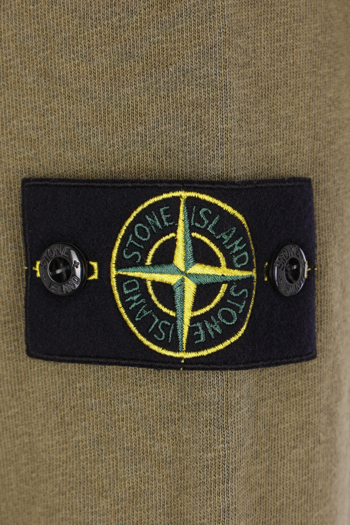 jersey sweatshirt with logo badge