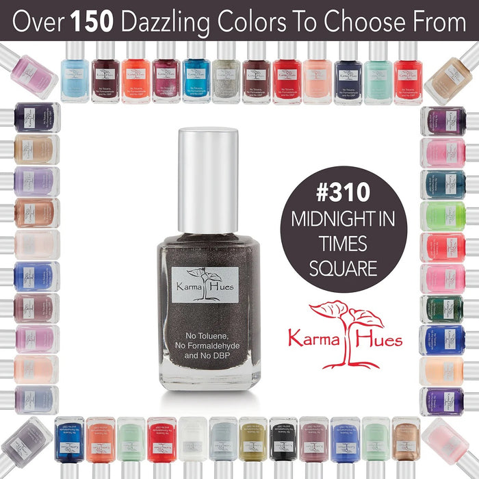 Karma Organic Spa - Midnight in Times Square - Nail Polish