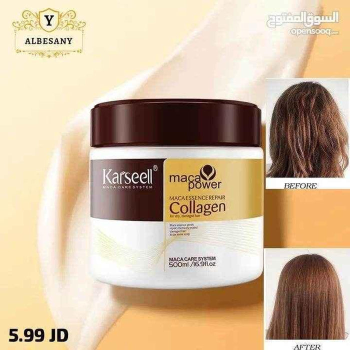 Karseell Magic Power Collagen Set - Ultimate Hair Repair - Hair set (shampoo, mask, oil) - Karseell -- United Arab Emirates -- Pinky Cosmetics