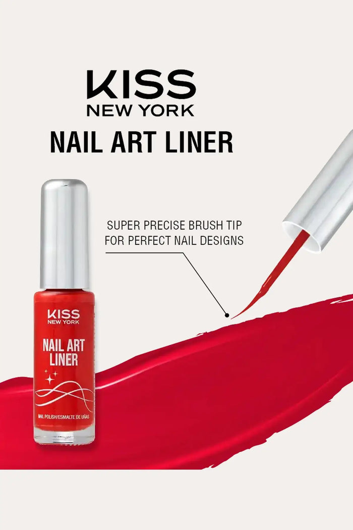 KISS NEW YORK PRECISION BRUSH NAIL ART LINER KISS NEW YORK