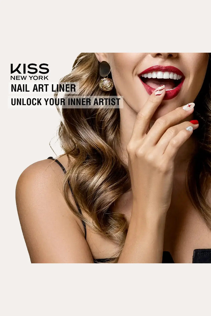 KISS NEW YORK PRECISION BRUSH NAIL ART LINER KISS NEW YORK