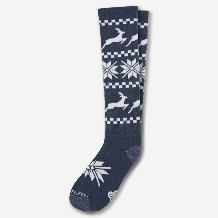 Reindeer Pattern Knee High Socks