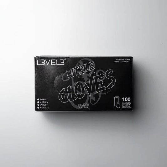 L3VEL3 Professional Nitrile Gloves – Black - Palms Fashion Inc.