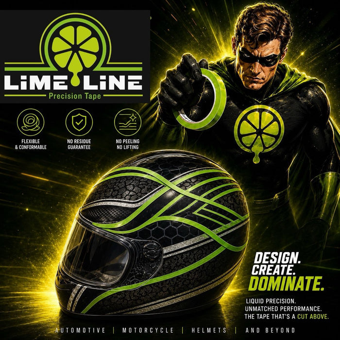 LiME LiNE 1/4” Precision Tape for Pinstriping Custom Designs