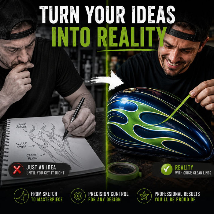 LiME LiNE 1/4” Precision Tape for Pinstriping Custom Designs