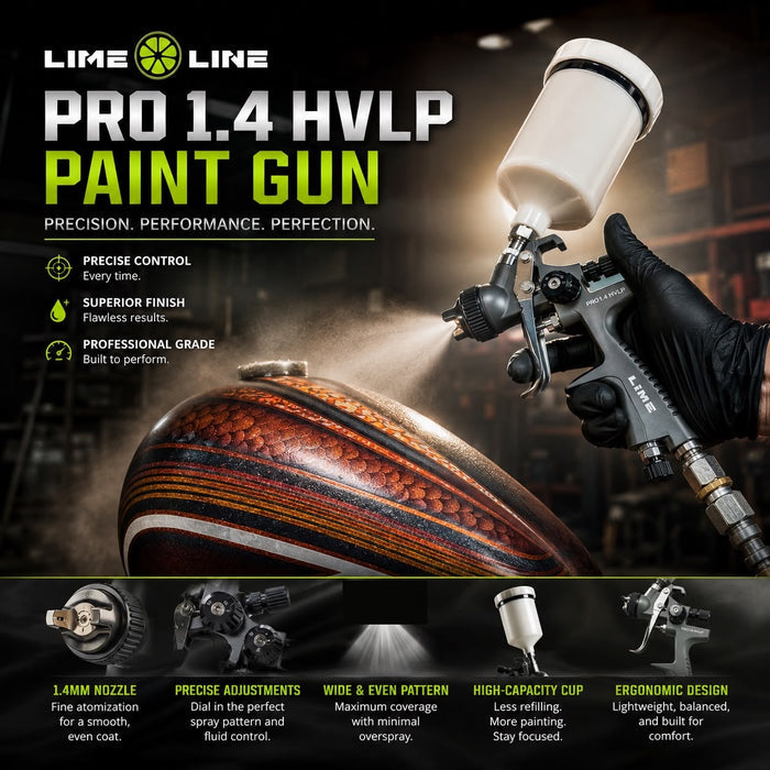 LiME LiNE Pro 1.4 hvlp Spray Gun