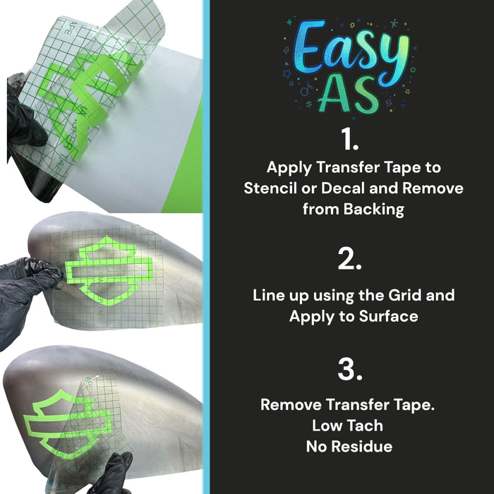 LiME LiNE Transfer Tape, Clear with Alignment Guide - No Residue
