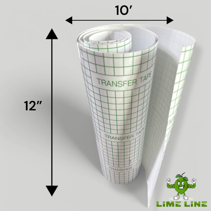 LiME LiNE Transfer Tape, Clear with Alignment Guide - No Residue