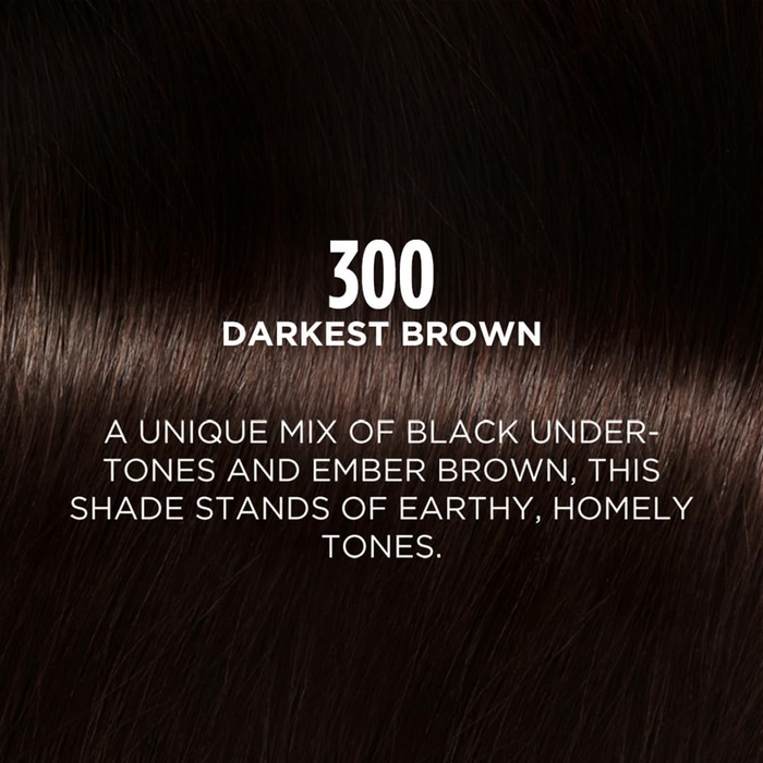 L'Oreal Paris Casting Creme Gloss Semi-Permanent Hair Dye 300 Darkest Brown  (T)