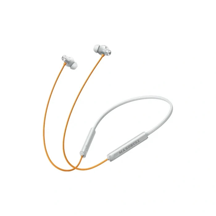 Maxobull W5 Neckband | IPX 4.0 Water Resistance | Up to 30 Hrs of Music Time | 10mm Drivers Delivering High-Bass Performance