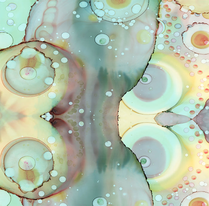 'Mermaid Tail' Fleece Blanket — detail view