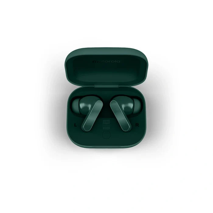 Moto Buds Bass | Up to 43 hours of Playtime | Up to 50dB | Transparency | Adaptive | Noise Cancellation | Water-Repellent Design