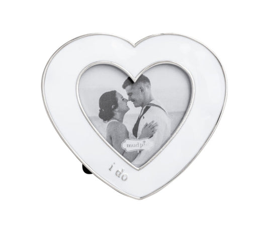 Mud Pie I Do Mini Enamel Wedding Frame