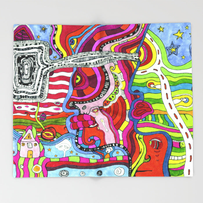 'Multi-directional' Fleece Blanket — C. Cambrea, Sincerely Joy