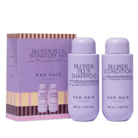NAK Hair BLONDE PLUS 350ml Duo Gift Pack