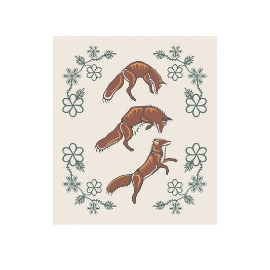 NATIVE NORTHWEST Reusable Eco Cloths - Foxes