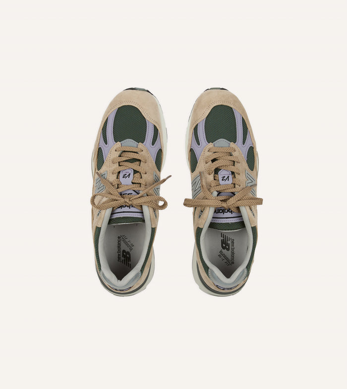 New Balance Tan 'Essentially Offbeat' Made in UK 991v2 Trainers