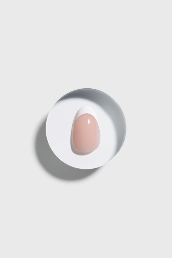 Nude Classic French (Extra Short Almond)