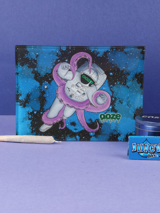 Ooze Kosmic Kraken - Glass Rolling Tray Small | One Colour-Image 1