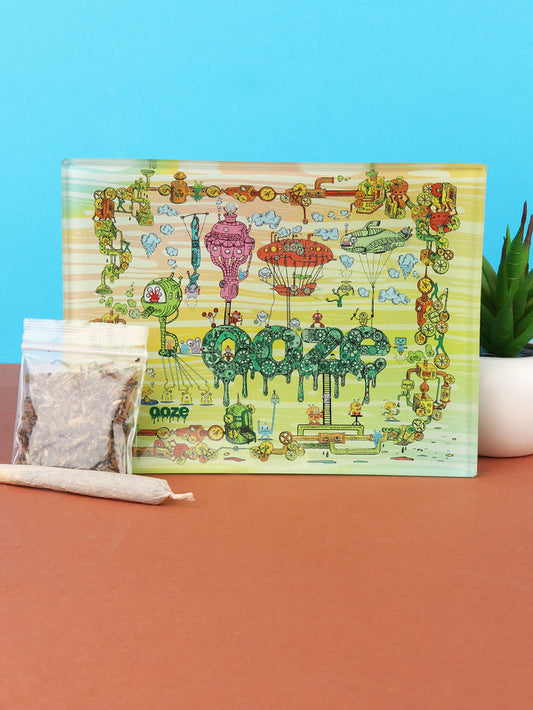 Ooze The Works - Glass Rolling Tray | One Colour-Image 1
