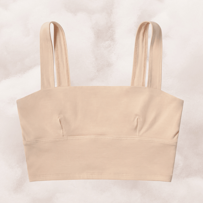 PROCLAIM Ada Nude / S (A-C Cup) Organic Cotton Square Neck Bralette
