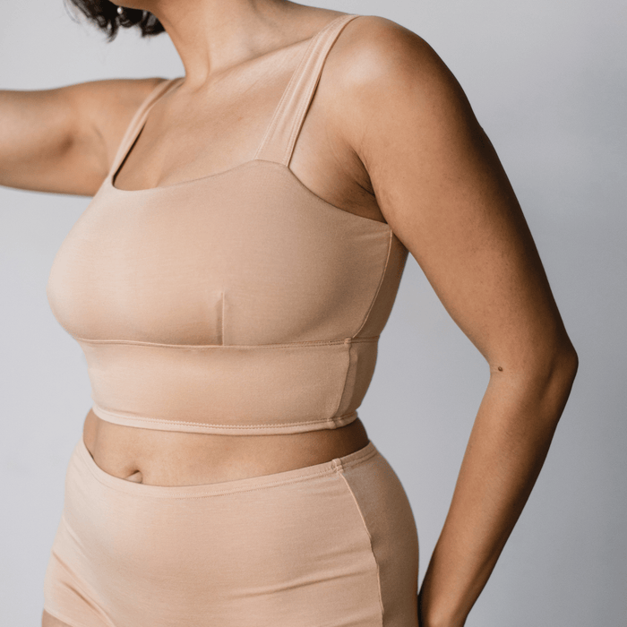PROCLAIM Organic Cotton Square Neck Bralette