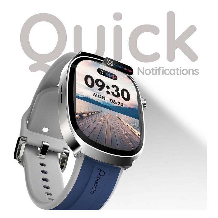 Pebble Axis Smart Watch - Quick Notifications