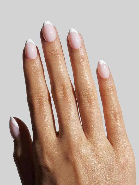 Pink Classic French (Extra Short Almond)