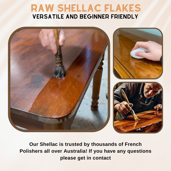 Platina Shellac Flakes Dewaxed – French Polish