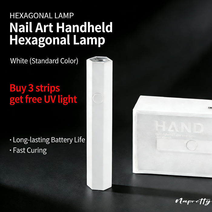 Portable UV Nails Light（Buy 3strips get Free UV light）