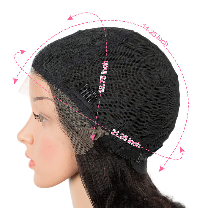 qvr wigs 4x1 t lace human hair wig for flawless black hair