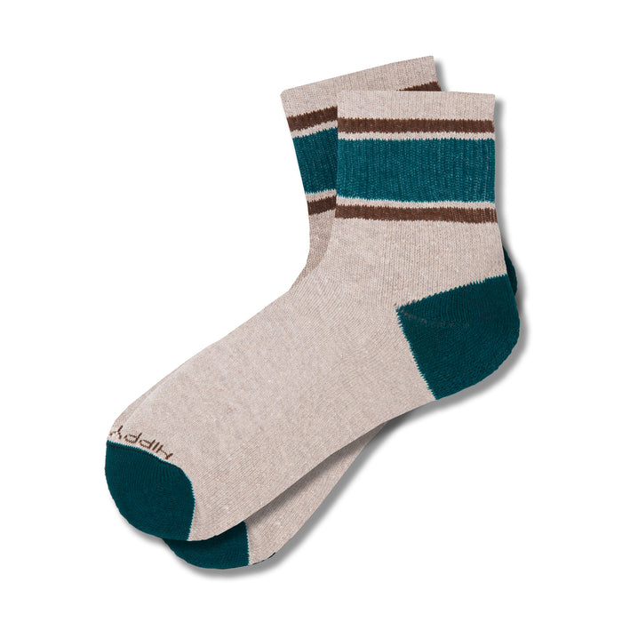 Retro Stripe Quarter Crew Socks 3-Pack