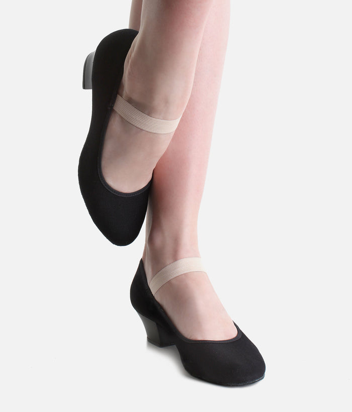 Cuban Heel Canvas Character Shoes, Pre-Arched RAD Approved - RO14