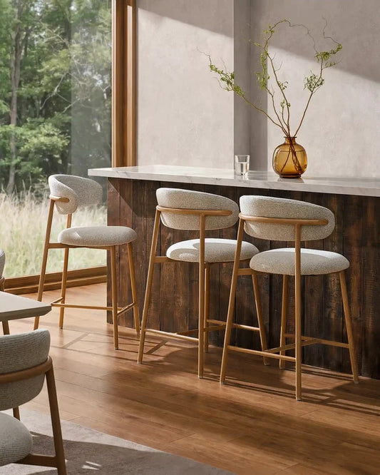 Rowan Oak Bar Stool