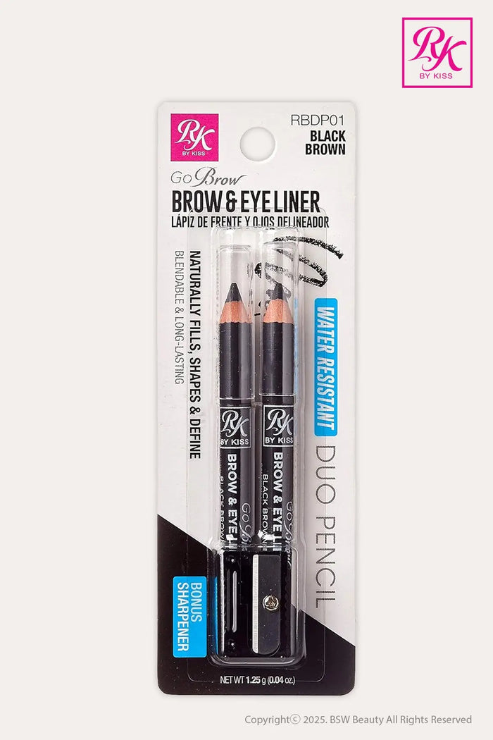 RUBY KISS BY KISS GO BROW DUO PENCIL - BSW BEAUTY CANADA