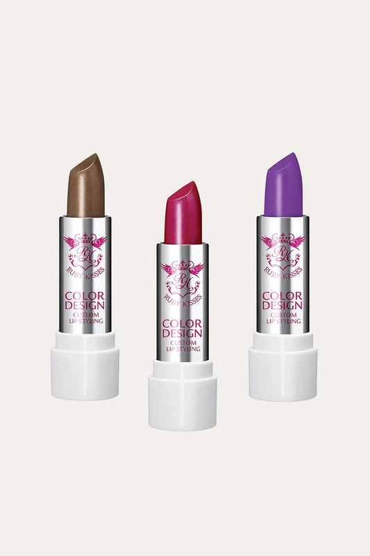 RUBY KISSES COLOR DESIGN LIPSTICK RED BEAUTY