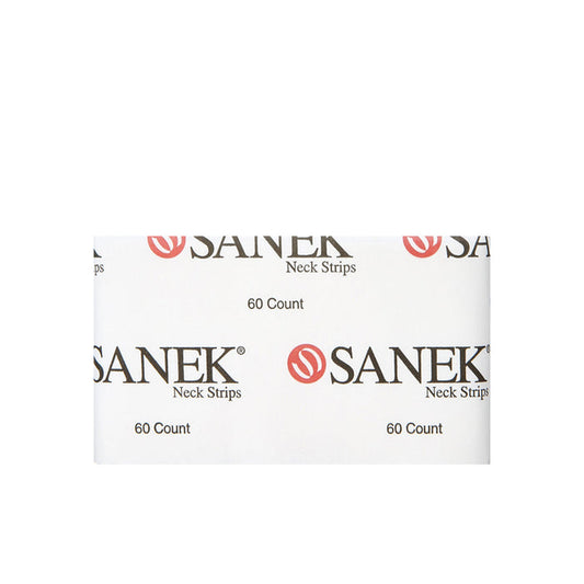 GRAHAM Sanek neck strips for hairstyling 60 count white disposable neck strips