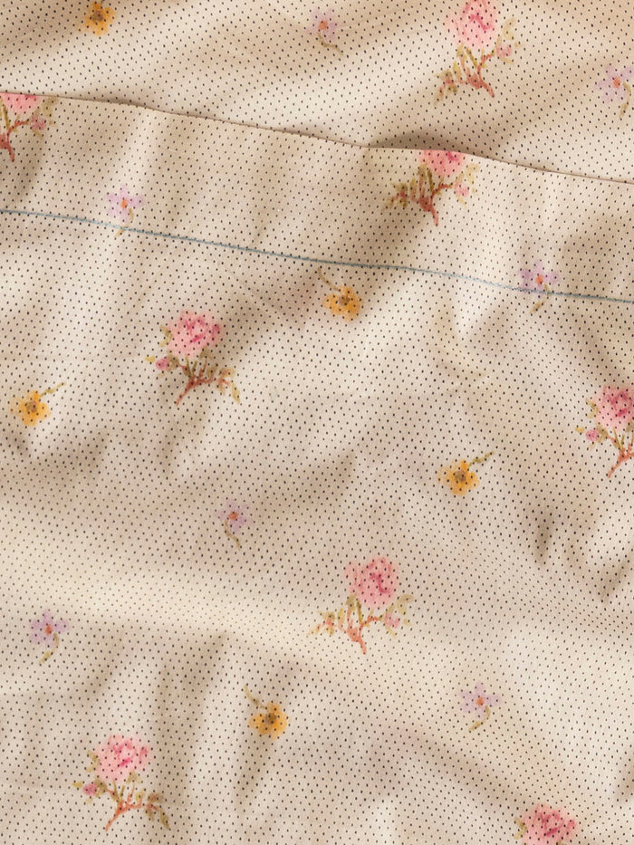 Sooo Soft Cotton Sheet Set - Cream Prairie Dot-view 3