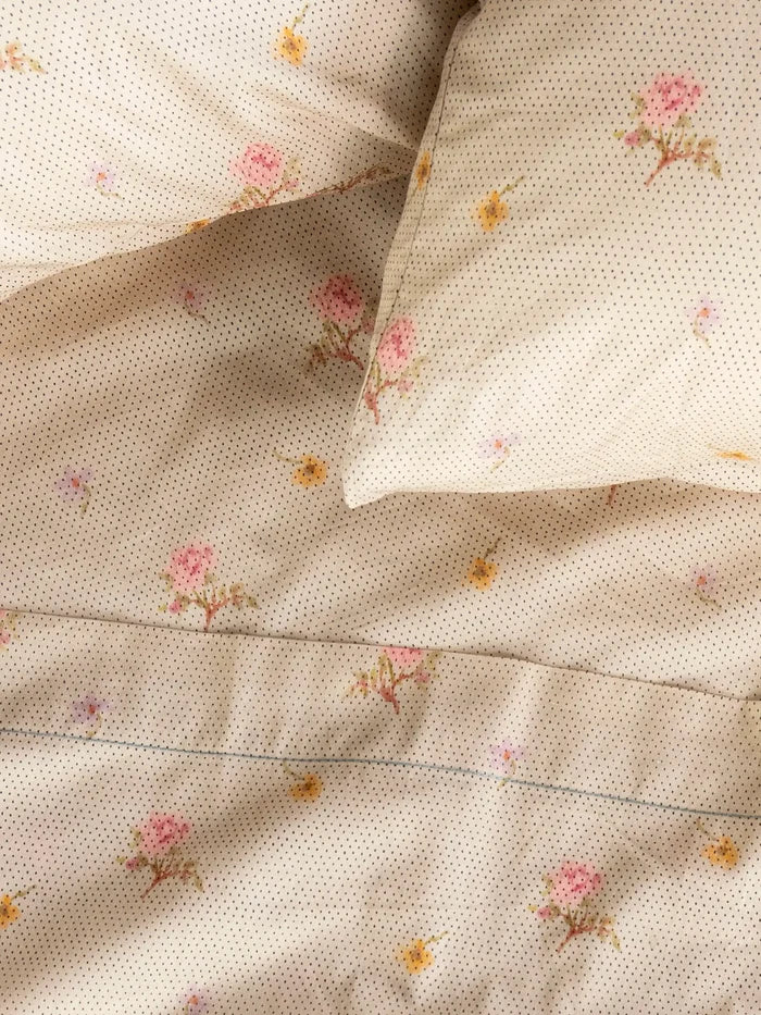 Sooo Soft Cotton Sheet Set - Cream Prairie Dot-view 4