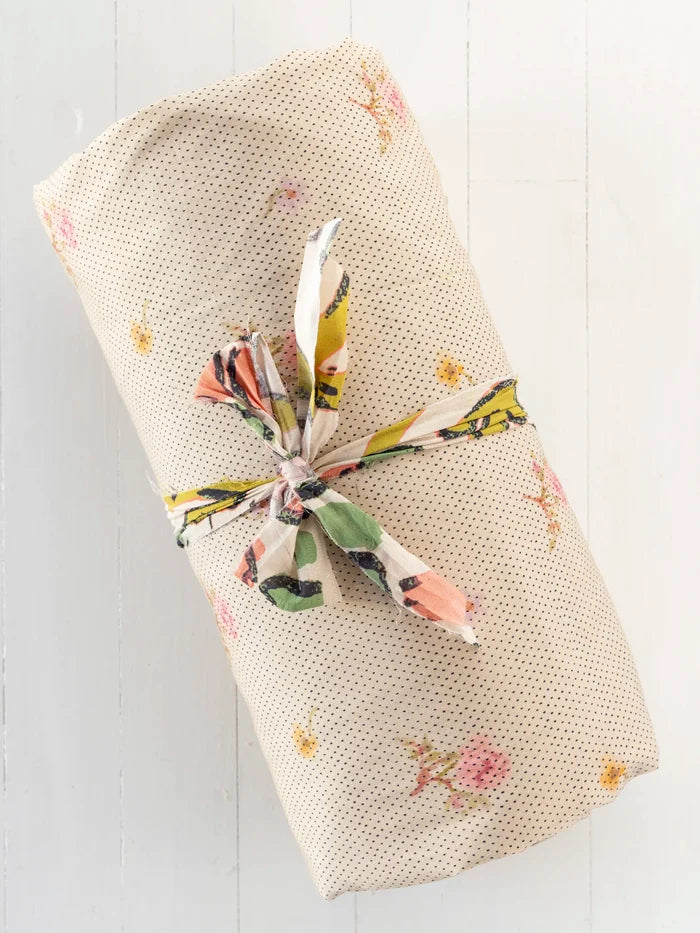 Sooo Soft Cotton Sheet Set - Cream Prairie Dot-view 5