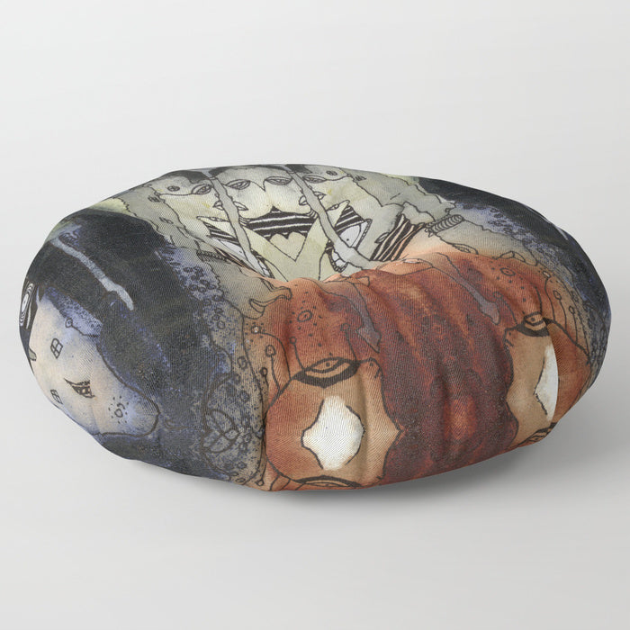 'Source' Floor / Meditation Cushions — detail view