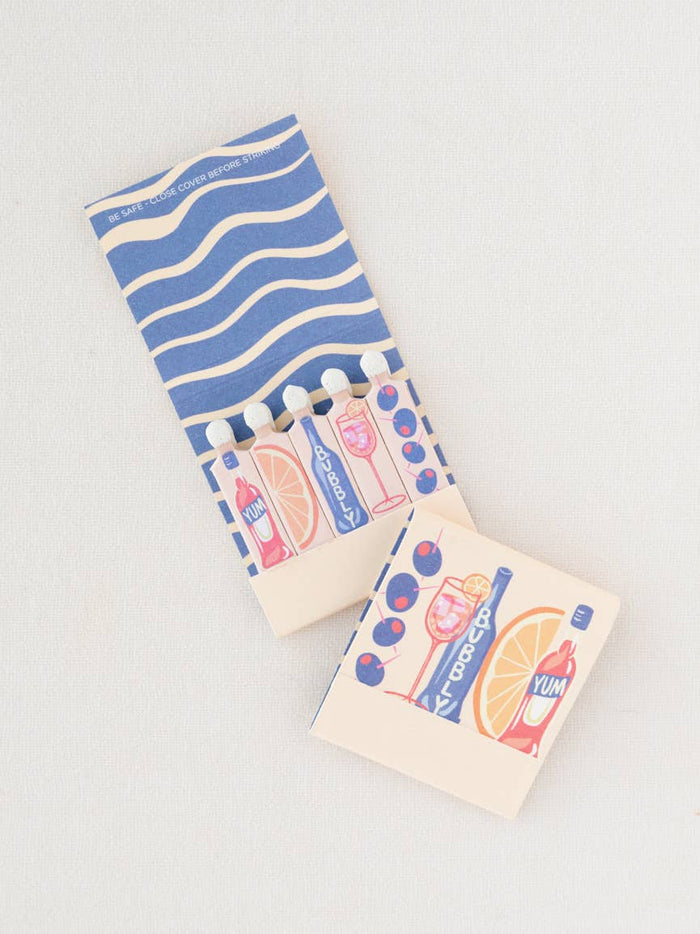 Spritz Italian Summer Printed 10 Stem Matchbooks Matches