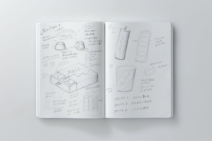 Stalogy 1/2 Year Notebook - A5 - Blank - 186 Pages - Blue