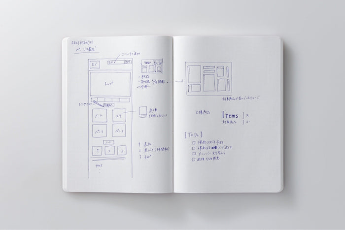 Stalogy 1/2 Year Notebook - A5 - Dot Grid - 186 Pages - Red