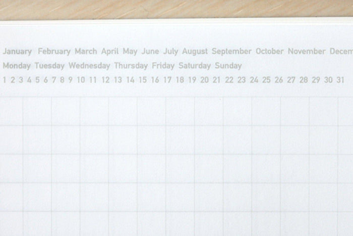 Stalogy 1/2 Year Notebook - A5 - Grid - 186 Pages - Red