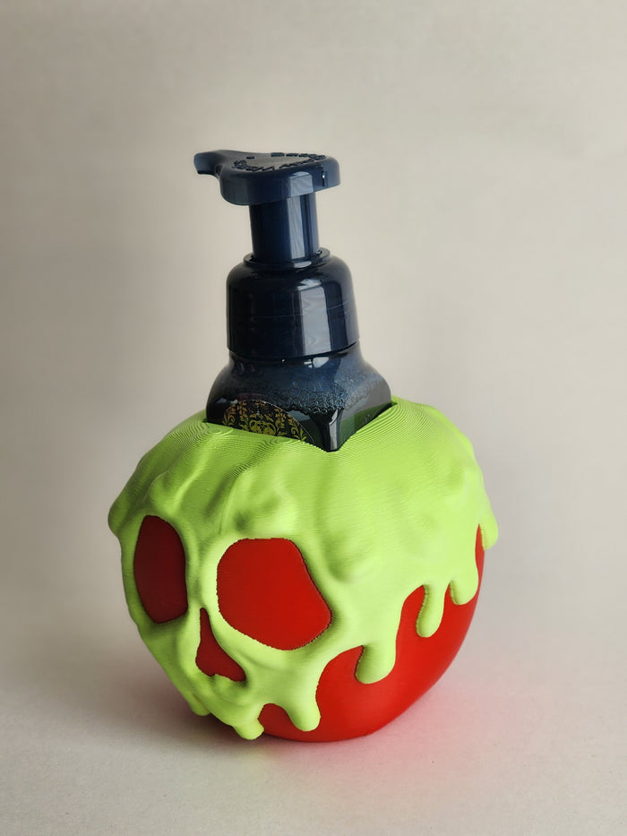 *STL FILE ONLY* Apple Bath & Body Foam Soap Holder