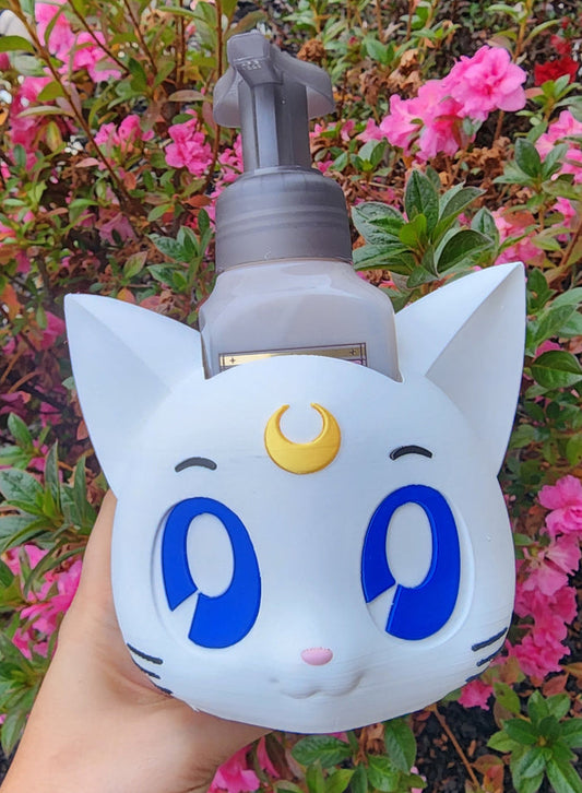 *STL FILE ONLY* Cat Bath & Body Foam Soap Holder Digital File