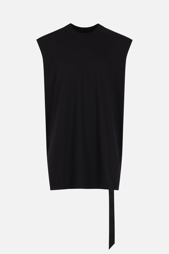 Tarp oversized sleeveless t-shirt in cotton
