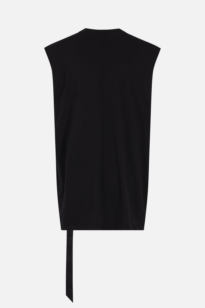 Tarp oversized sleeveless t-shirt in cotton